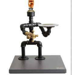 Der Kellner – Handgefertigtes Weihnachtsgeschenk aus Edelstahl | Geschenkidee für Männer & Freund | Mini Barkeeper DE