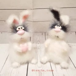 Design Dekofigur Hase gehäkelt, Dekofigur Hase, Vintage Dekofigur Hase, Wohndekor Hase, Geschenk Ostern Hase, Kaninchen