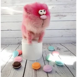 Design Katze Dekofigur in verschiedenen Farben,  Katze gehäkelt und ausgemalt per Hand