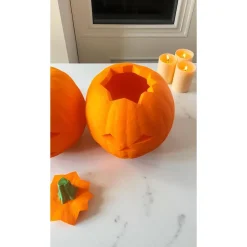 3D-gedruckte Halloween-Kürbisse aus PLA – Nachhaltige Jack-o’-Lantern-Deko