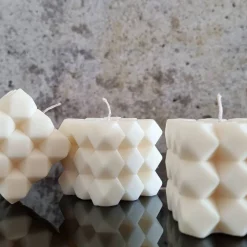 Diamond I Bubble Cube I Diamant Kerze I Sojawachs I Geschenkbox I Personalisiert I Home Decor I Vegan I Handmade