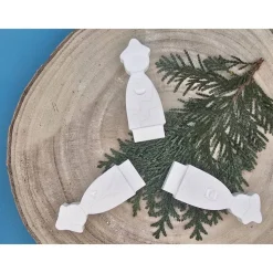 Die Krippe - Steckerchen in Pastell – Handgemachte Deko zum Sammeln & Kombinieren & Dekorieren Weihnachten