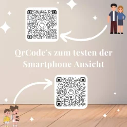 Digitales Sparbuch | Personalisiertes Geldgeschenk | QrCode Bild auf Leinwand 20x30cm | Motiv Elefant
