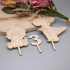 Dino-Party Cake Topper – Kindergeburtstag Dekoration, T-Rex Dinosaurier Kuchendeko