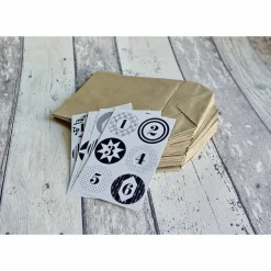 DIY Adventskalenderset Zahlen + Tüten