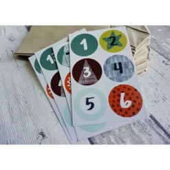 DIY Adventskalenderset Zahlen + Tüten