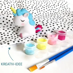 DIY Einhorn I Malset I Bastelset I Farben & Pinsel I Geschenk I Kindergeburtstag I  Geschenk