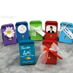 DIY Halterungen für goldene Schokokugeln – Tischdeko & Gastgeschenk individuell gestalten