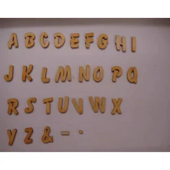 DIY Holz Großbuchstaben ABC 50mm bemalbar