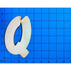 DIY Holz Großbuchstaben ABC 50mm bemalbar