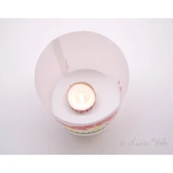 DIY Papierlicht personalisiert mit Katze und Namen