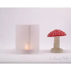 DIY personalisiertes Windlicht zur Kommunion / Firmung/ Konfirmation / Bat Mizwa mit bunter Wimpelkette Junge