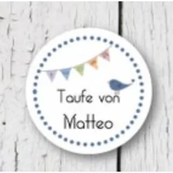 DIY Set 6 Cupcake Topper personalisiert Flags Muffindeko mit individuellem Namen rosa Taufe Kommunion Konfirmation Firmu