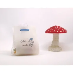 DIY Set Gastgeschenk Schild Banderole Organzabeutel personalisiert mit bunter Wimpelkette für Taufe Kommunion Konfirmati