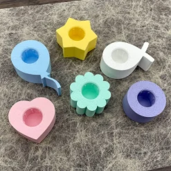 3D-Kerzenständer Stern für Feste in über 50 Farben