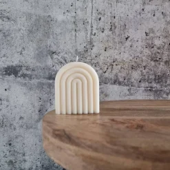 Donut Kerze I Regenbogenkerze I Säulenkerze I Stumpenkerze I Kerze aus Sojawachs I Home Decor I Handgefertigt