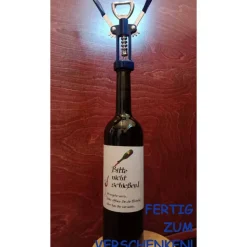 Download - DIY Geschenk - Etikett für Wein mit Korkenzieher (hier NUR Etikett-Download! zu kaufen)