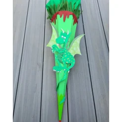 Drachen Schultüte Zuckertüte als DIY Set oder in handarbeit hergestellt-personalisiert, individuell