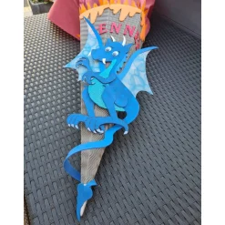 Drachen Schultüte Zuckertüte als DIY Set oder in handarbeit hergestellt-personalisiert, individuell
