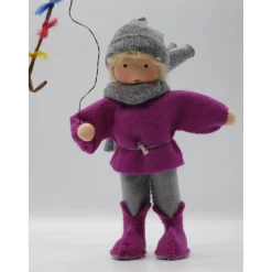 Drachenkind - Blumenkind - Jahreszeitentisch - Waldorf Art - Herbst - handgefertigte Blumenkinder - Art.Nr. HE8