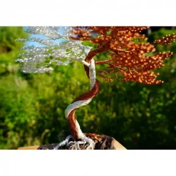 Drahtbaum, Verlobung Geschenk personalisierbar - einzigartiges Verlobungsgeschenk - Hochzeitsgeschenk aus Holz und Draht