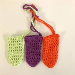 Drei Eierschleudern / Eiernetze / Ostereierschleudern /Ostereiernetze 100umwolle