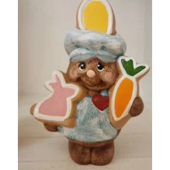 Drollige Osterlebkuchen Männchen aus Keramik