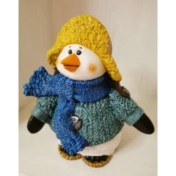 Drolliger Pinguin aus Keramik