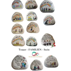 DU FEHLST Regenbogen - Ein einzigartiger, individueller Trauerstein