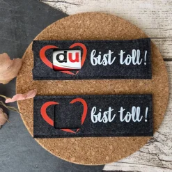 DU Geschenkverpackung mit Botschaft für Schokoriegel ~ Mitbringsel ~ Geburtstag