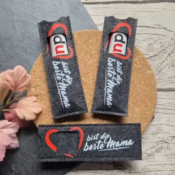 DU Geschenkverpackung mit Botschaft für Schokoriegel ~ Mitbringsel Muttertag ~ Mama