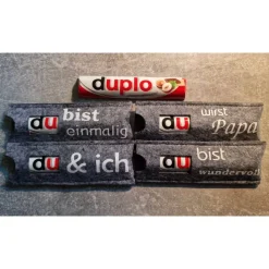 DU Geschenkverpackung, Verpackung für Duplo personalisiert du wirst längste Praline der Welt Aufbewahrungstasche