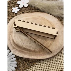 DU...| gravierte Schokoriegel Holzbox incl. Duplo | kleines Mitbringsel | Geschenk Box | Ich DU WIR