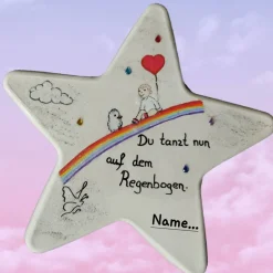 Du tanzt jetzt auf dem Regenbogen - Einzigartiger Stern als liebevolle Erinnerung