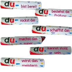 Duplo Aufkleber, Nervennahrung Prüfung, motivierende Sprüche, Prüfungsstress lindern, Geschenk für Studenten, Führersche