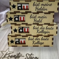 Duplobox mit Spruch – Geschenkidee aus Holz für Geburtstag, Muttertag & Valentinstag