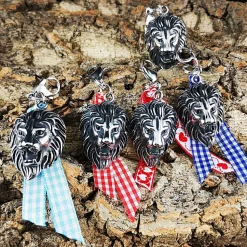 Edelstahl Anhänger Löwe für Charivari – Trachtenschmuck in verschiedenen Designs