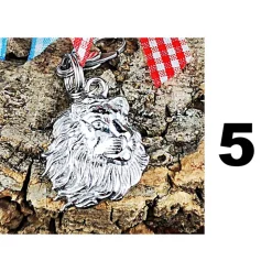 Edelstahl Anhänger Löwe für Charivari – Trachtenschmuck in verschiedenen Designs