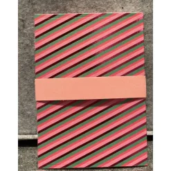 Edle Grußkarte mit Banderole, Geburtstag