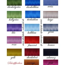 Edle Stoffservietten mit Monogramm