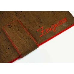 edle Zeugnismappe personalisiert, Dokumentenmappe A4, Kork, tolle Geschenkidee zum Schulanfang, Einschulung