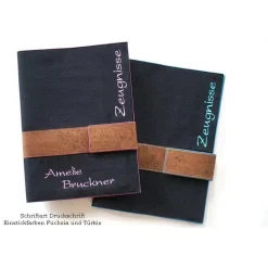 edle Zeugnismappe personalisiert, A4, Dokumentenmappe, Einschulung Junge, Geschenke zur Einschulung