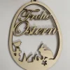 Ei "Frohe Ostern" zum Aufhängen, Osterdeko in Eiform