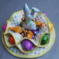 Eier - und Süßigkeiten Sammler aus Stoff ohne Dekoration