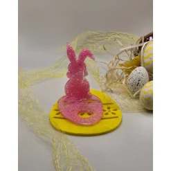 Eierhalter Hase Pink