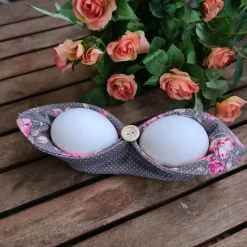 Eierwärmer, Eierkörbchen, für 2 Eier, Ostern Osterdeko