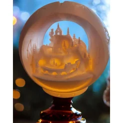 Ein Wintermärchen für Ihr Zuhause, (Ø 15 cm) – 3D-gedruckter PLA LED-Teelichthalter