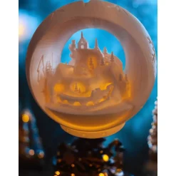 Ein Wintermärchen für Ihr Zuhause, (Ø 15 cm) – 3D-gedruckter PLA LED-Teelichthalter