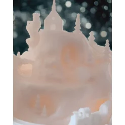 Ein Wintermärchen für Ihr Zuhause, (Ø 15 cm) – 3D-gedruckter PLA LED-Teelichthalter