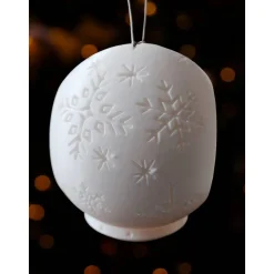 Ein Wintermärchen für Ihr Zuhause, (Ø 15 cm) – 3D-gedruckter PLA LED-Teelichthalter